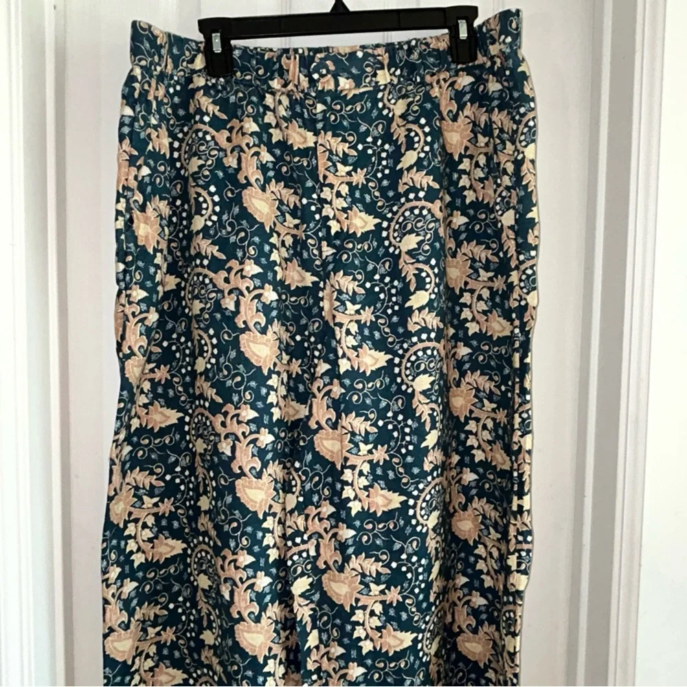 Wrap‎ London pants Size 14, 100% linen, Wide Leg